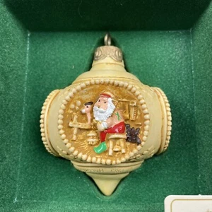 Vintage Hallmark Santas On His Way Christmas Ornament 1983 Scenes of the Season - Picture 1 of 7