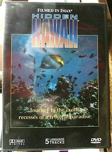 DVD Hidden Hawaii Travel Video 35min Filmed in IMAX 5 Languages Pre-owned EXC - Imagen 1 de 2