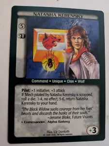 Battletech CCG Natasha Kerensky - Picture 1 of 4