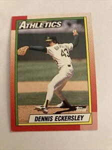1990 Topps Dennis Eckersley #670 Baseball Card - Picture 1 of 3