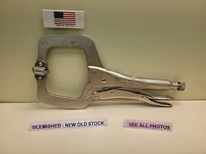Master Mechanic 11" Locking C Clamp Swivel Pads Welding Vise CP11 American Tool - Picture 1 of 8