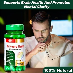 Cipzer Dr. Neuro Health 60 Capsules |Boost Memory, Brain Power & Relieves Stress - Picture 1 of 14