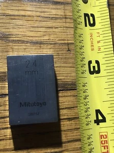 24MM Mitutoyo Steel Rectangular Gauge Gage Block Precision Measuring Machinist - Picture 1 of 1
