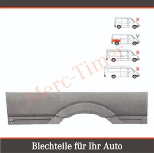Guardabarros trasero chapa reparación lateral mercedes sprinter 2006-2018 derecho - Imagen 1 de 5