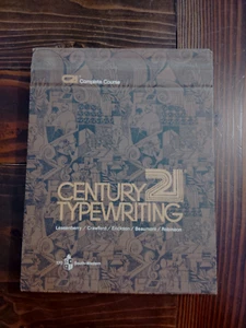 1972 Century 21 Typewriting Complete Course Hardcover Text Book Vintage - Picture 1 of 2