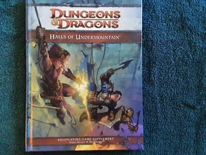 WOTC: Halls of Undermountain Adventure Hardback NM Condition D&D d20 3e 4e - Picture 1 of 2