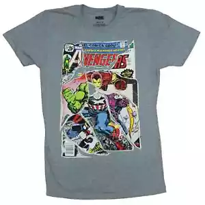 Marvel Avengers Gray Heroes Torn from Comics & Reassembled T Shirt Size 2X - Picture 1 of 8