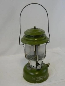 Vintage Sears / Coleman 72325 Two Mantle Avocado Green Gasoline Lantern 2/1974 - Picture 1 of 1