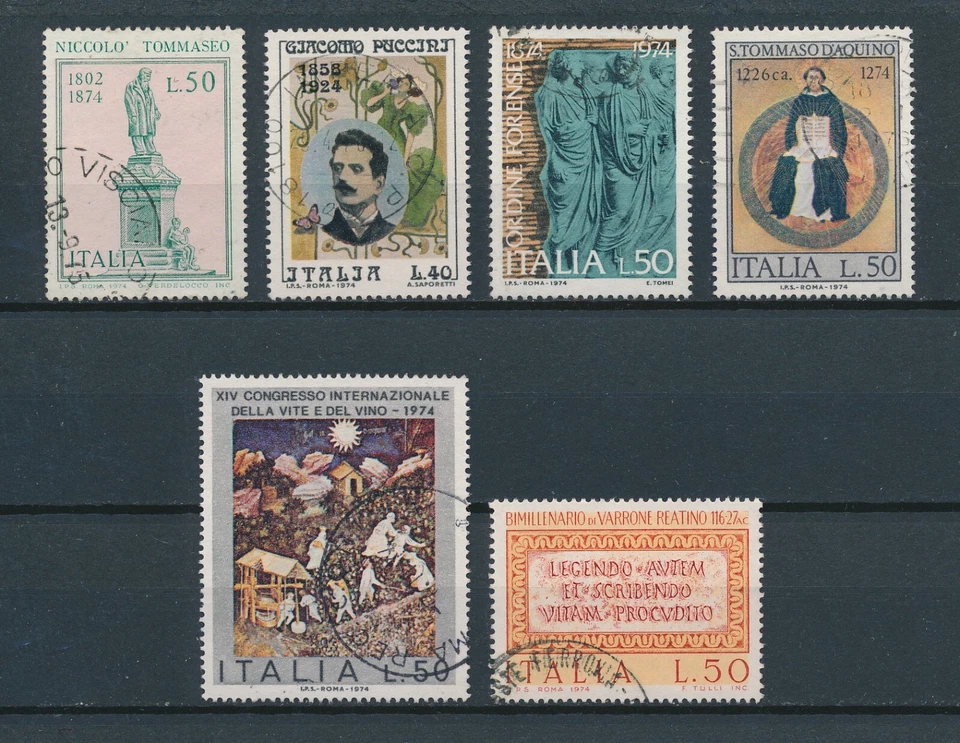 Italy  1157/65 Used, Single Issues from 1974 - Image 1 of 1