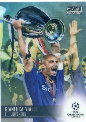 2020-21 Stadium Club UEFA Chrome GIANLUCA VIALLI #24 SILVER REFRACTOR JUVENTUS - Image 1 of 2