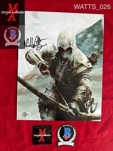 NOAH WATTS AUTOGRAPHED SIGNED 11x14 PHOTO! ASSASSIN'S CREED! BECKETT COA! - Picture 1 of 1