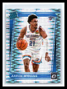 🏀 AARON WIGGINS 2021-22 DONRUSS OPTIC PRIZM PLATA PULSAR HOLO CLASIFICACIÓN RC # 191 - Imagen 1 de 2