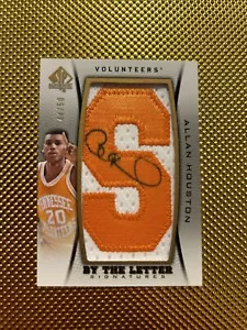 2012-13 SP Authentic by the letter Allan Houston 44/50 TENNESSEE - Picture 1 of 2
