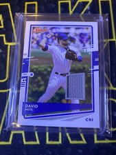 2020 Panini Donruss Donruss Materials David Bote #DM-DB