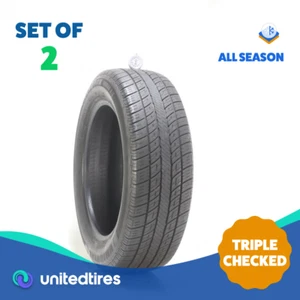 Set of (2) Used 225/60R18 Uniroyal Tiger Paw Touring A/S 100H - 7/32 - Picture 1 of 4