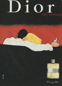 Hochglanzpapier Werbung - Advertising Card - Eau Sauvage de Christiane Dior - Bild 1 von 1
