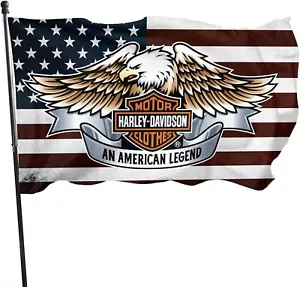 Motorcycle Lovers Gifts Flag 3x5 Feet-Vivid Color and Fade Proof- Home Decoratio - Picture 1 of 6