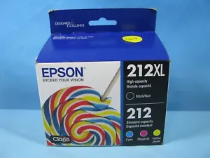 BOX OF 4 GENUINE EPSON 212 212XL INK CARTRIDGES - CMYK T212XL-BCS - EXP 11/2027 - Picture 1 of 1