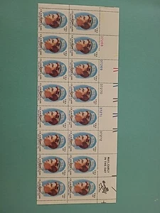 Briefmarken USA 13 Cent Clara Maass 1976 16er Block - Bild 1 von 2