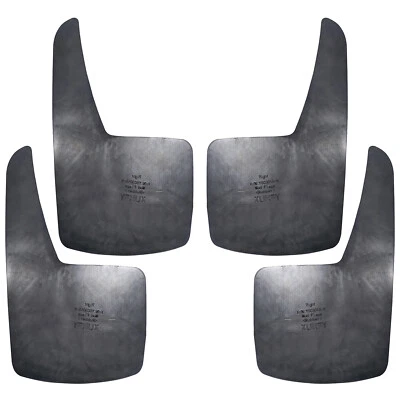 4x Black Set Front Rear Rubber Mud Flaps Splash Guards Car Universal Body Fender Foto 1 de 4
