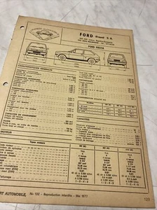 Enchufe Automoción Ford Fiesta 957BC 957HC 1117HC Edición 1977EA - Imagen 1 de 5