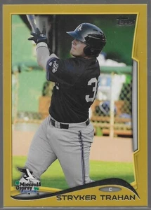 2014 Topps Pro Debut Stryker Trahan #45 Gold /50 Missoula- Arizona Diamondbacks - Picture 1 of 4