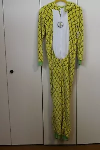 Women's Pineapple 1pc.Sleeper Pj Costume S Secret Treasures Green & Yellow - Picture 1 of 9