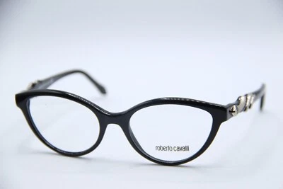 NUEVO ROBERTO CAVALLI ASTEROPE 843 001 NEGRO MONTURA AUTÉNTICA GAFAS 52-18 Foto 1 de 4