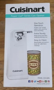 Abridor de latas eléctrico Cuisinart Deluxe - Modelo blanco # CCO-50N - Imagen 1 de 3