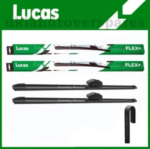 RENAULT MASTER VAN WIPER BLADES 26" ONE PAIR LUCAS AERO AIRFLEX+ FIT 2010 onward - Picture 1 of 11