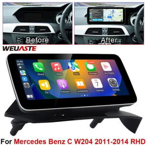 Linux Car Multimedia Screen Carplay Player 10.25'' For Benz C W204 2011-2014 RHD - Picture 1 of 12