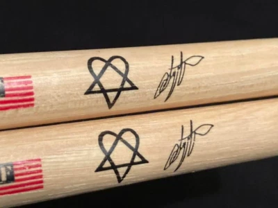 H.I.M. HIM BAND VILLE VALLO TOUR CONCERT UNUSED Mika Karppinen DRUMSTICK ONEPAIR - Image 1 of 2
