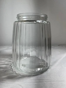 Set Bidoni Vetro 12pz B70686 - Barattoli Portaoggetti Trasparenti con Coperchi in Metallo - Cucina - Foto 1 di 14