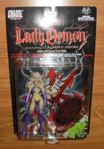 Figura de acción Brian Pulido's Lady Demon Brilla en la oscuridad Moore 1997 - Imagen 1 de 5