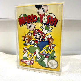 Mario & Yoshi f&uuml;r Nintendo NES PAL UKV Boxed Komplett NEUWERTIG Sammler + H&uuml;lle