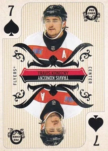 2024-25 O-Pee-Chee - Playing Cards Travis Konecny #7-Spades - Flyers - Picture 1 of 2