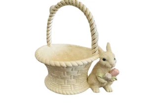 Lenox Occasions Easter Bunny Rabbit Egg Basket NEW MINT condition Porcelain - Picture 1 of 13