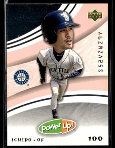 2004 Upper Deck Power Up #12 Ichiro Suzuki Orange Mariners Baseball Card 1002F - Picture 1 of 2