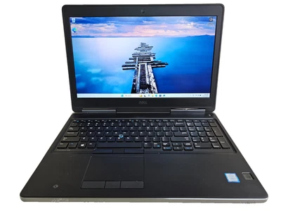 Dell Precision 7520 Laptop - 2.9 GHz i7-7820HQ 16GB 512GB SSD M1200 15.6" - SP1 - Image 1 of 4