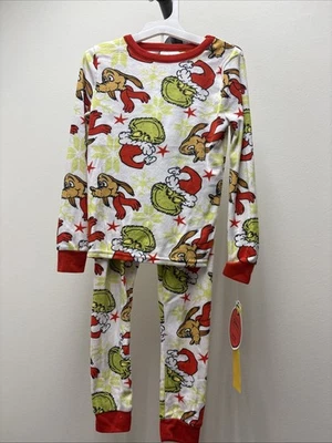 Juego de pijama para niños The Grinch Navidad talla 6 Foto 1 de 2
