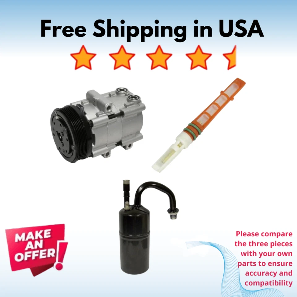 Kit Compressor A/C Fit Ford Contour 1995-2000 - Image 1 of 1