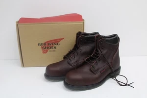Vintage Red Wing 2406 ASTM dunkelbraune Herrenstiefel Größe 14 US - Bild 1 von 9
