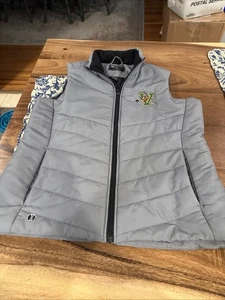 MUJER HOLLAWAY VERMONT CATAMOUNTS CHALECO ACOLCHADO GRANDE L GRIS - Imagen 1 de 8