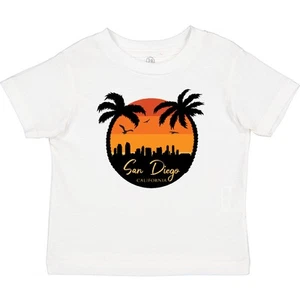 Inktastic San Diego Sunset Skyline Baby T-Shirt Vacation Travel Trip Beach Tees - Picture 1 of 8