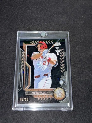2024 Topps Cosmic Chrome x Cactus Jack - Mike Trout #31 Black Refractor /10 - Image 1 of 4
