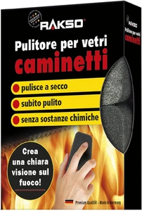 Pulitore per Vetri E Caminetti E Stufe Spugna – Pulitore Caminetti – Stufe E Pul - Foto 1 di 12