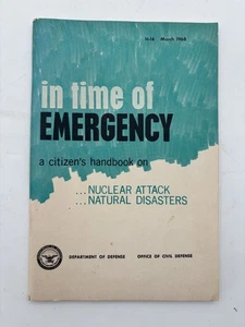1968 ZIVILSCHUTZ IN NOTFALLZEITEN HANDBUCH NUKLEARANGRIFF KATASTROPHEN B1090 - Bild 1 von 6