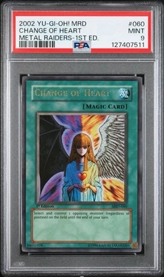 Change of Heart MRD-060 Metal Raiders-1st Edition 1st Edition PSA 9 - Image 1 of 2