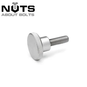 M4 M5 M6 M8 KNURLED THUMB SCREWS A1 STAINLESS STEEL HAND GRIP KNOB BOLTS - Picture 1 of 7