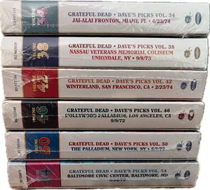 GRATEFUL DEAD DAVE'S PICKS Vol. 34, 38, 42, 46, 50, 54 & BONUS DISCS SEALED - Picture 1 of 9